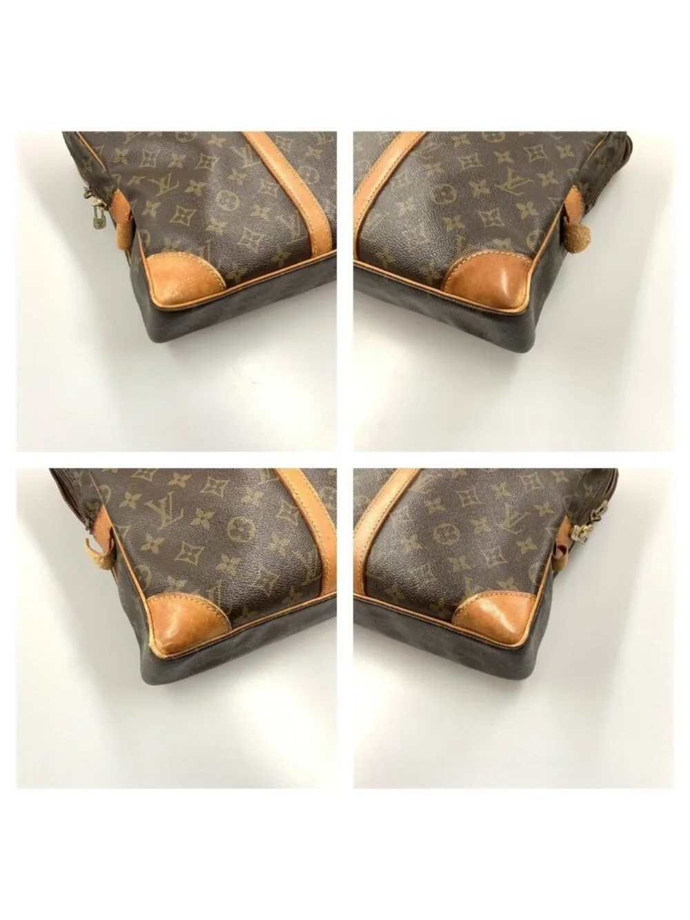 Louis Vuitton Monogram Porte Documents Voyage Business Bag Brown